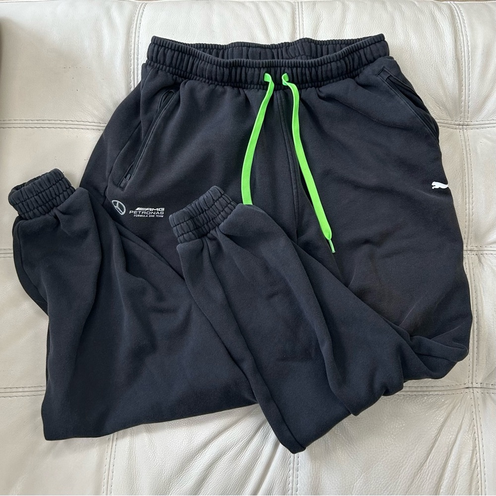 Puma Mercedes Formula One AMG Petronas Black Sweats